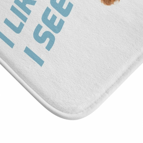 Funny Dog Bath Mat — Non-Slip 24x17" Microfiber Bathroom Rug